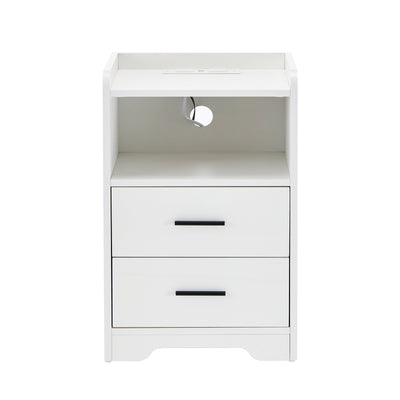 Kody LED Light Bedside Table