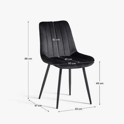 Clair Velvet Dining Chairs