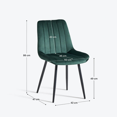 Clair Velvet Dining Chairs