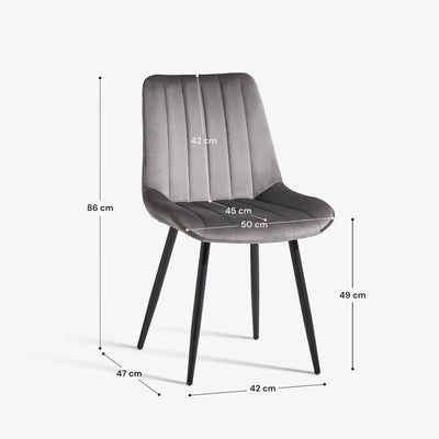 Clair Velvet Dining Chairs