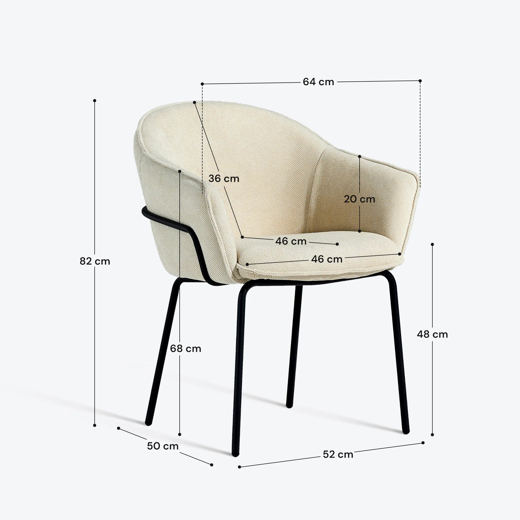 Clorice Linen Blend Accent Dining Chair