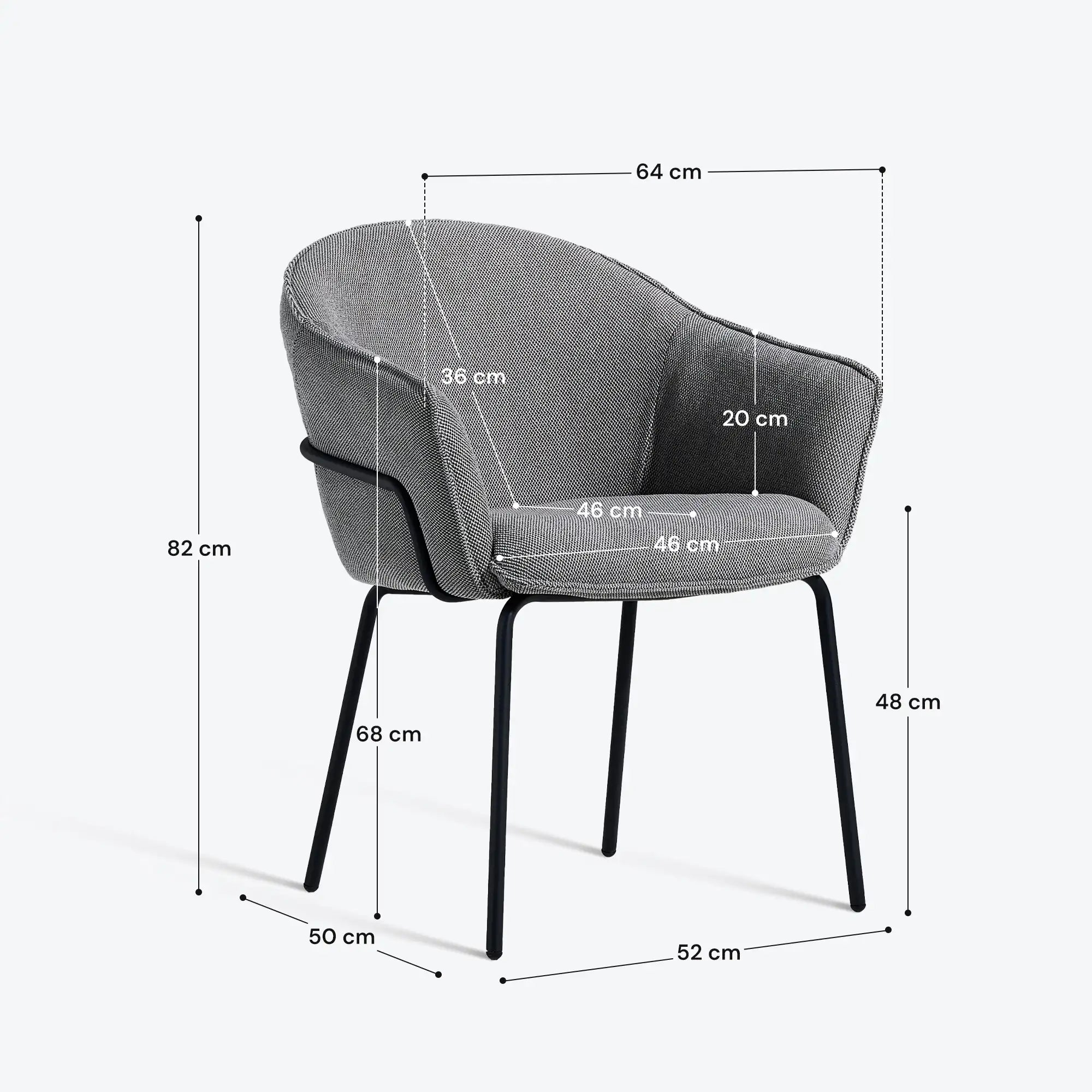 Clorice Linen Blend Accent Dining Chair