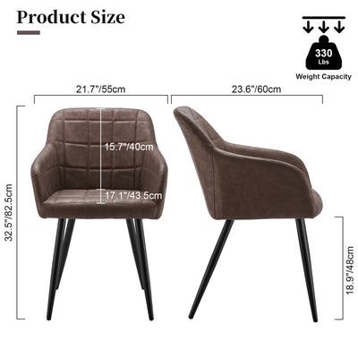 Bloor Faux Leather Dining Chairs