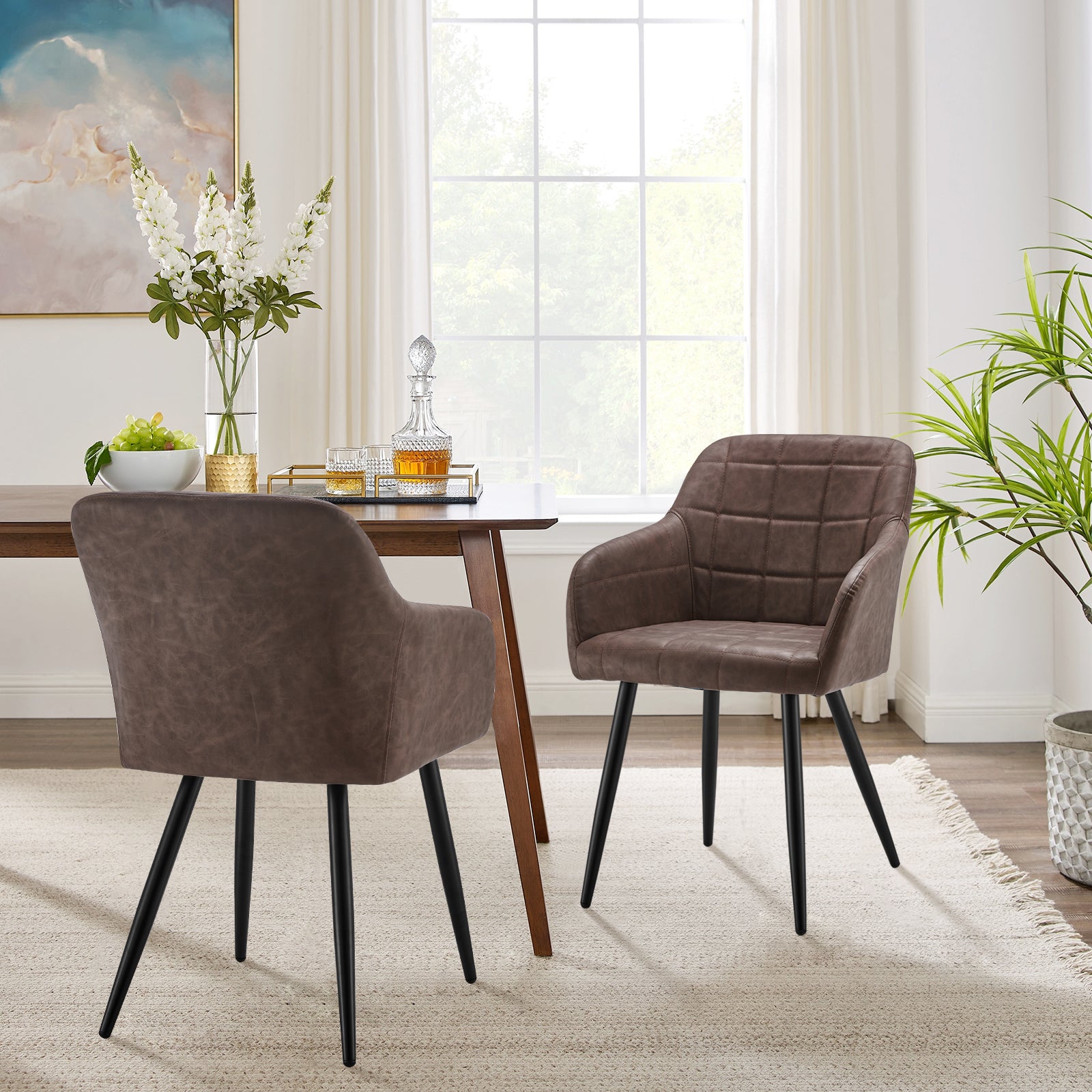 Bloor Faux Leather Dining Chairs
