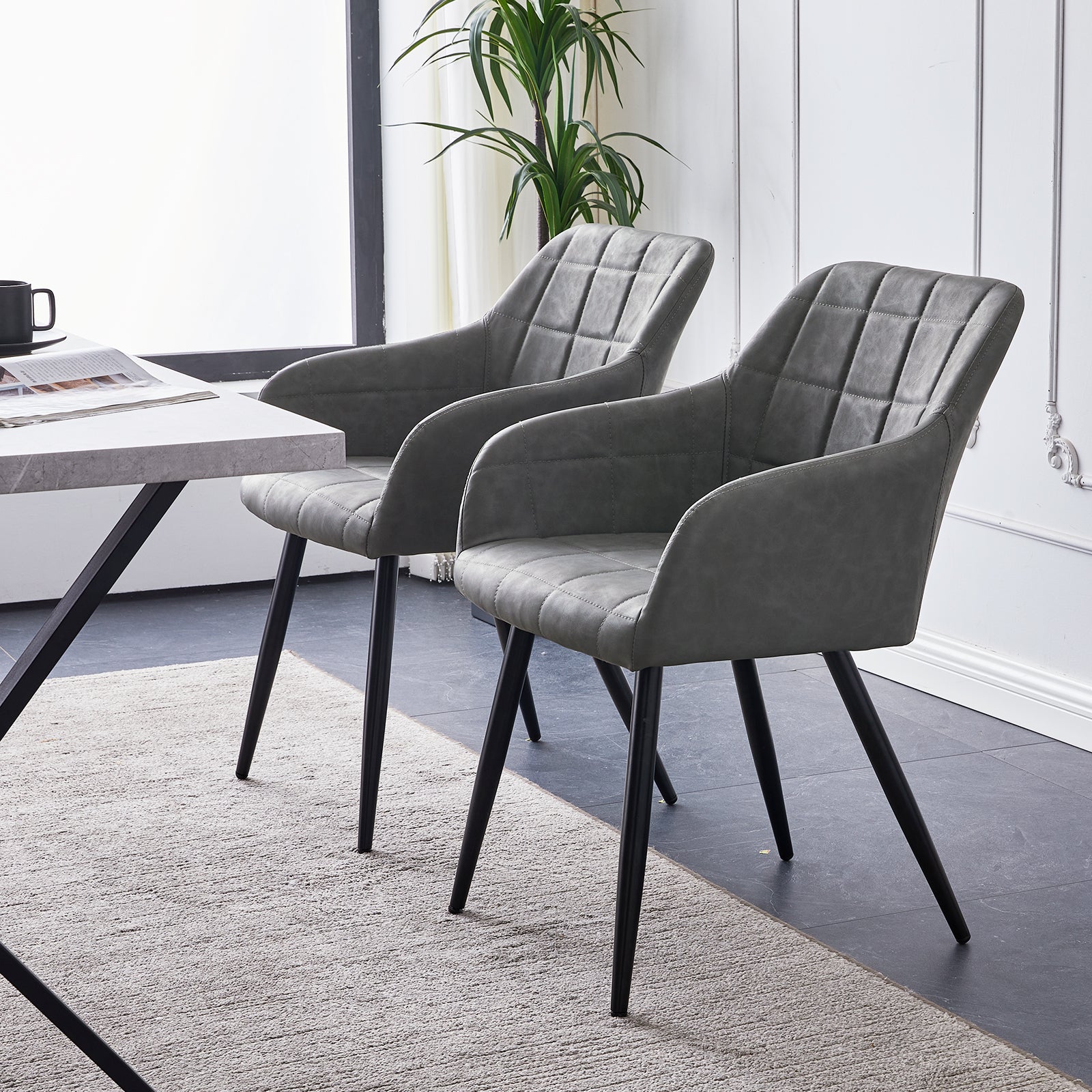 Bloor Faux Leather Dining Chairs