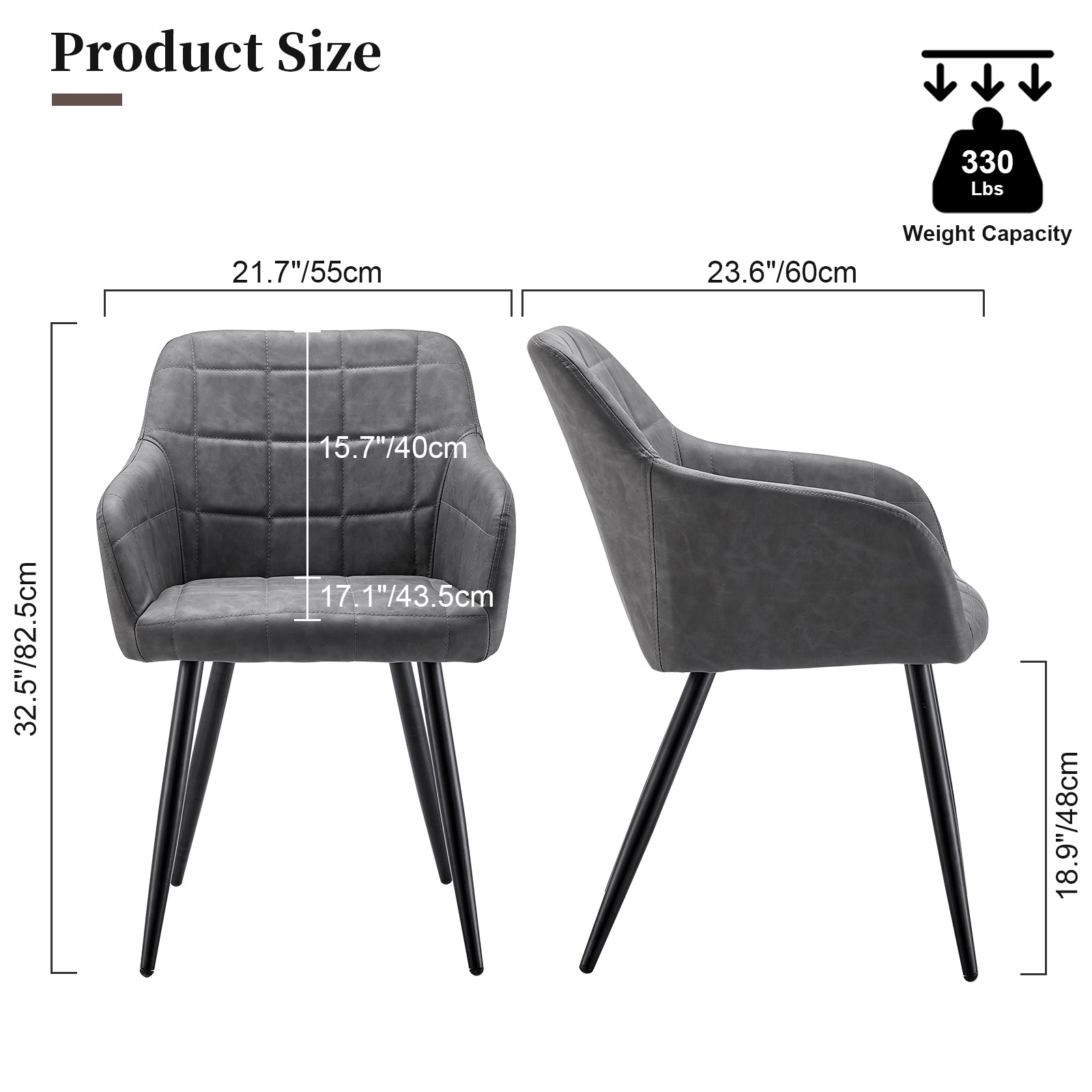 Bloor Faux Leather Dining Chairs