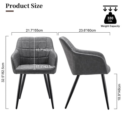 Bloor Faux Leather Dining Chairs