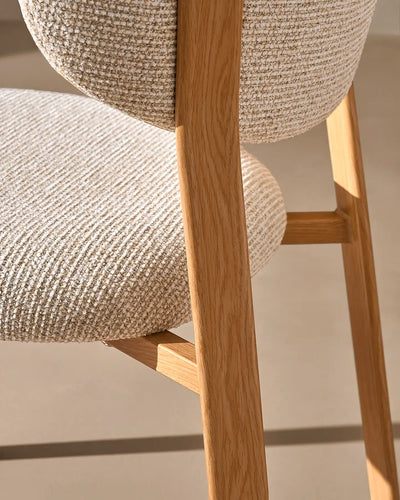 Bramley Beige Chenille Dining Chairs