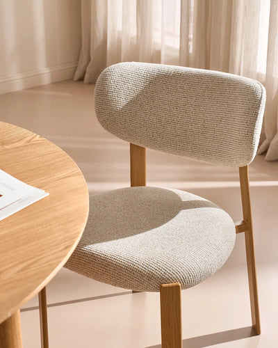 Bramley Beige Chenille Dining Chairs