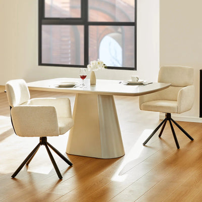 Castoro Chenille Swivel Chair