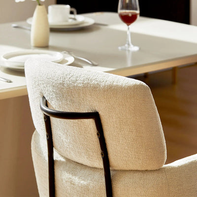 Castoro Chenille Swivel Chair
