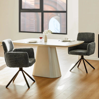 Castoro Chenille Swivel Chair