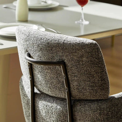 Castoro Chenille Swivel Chair