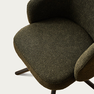Cleo Bouclé Swivel Chair