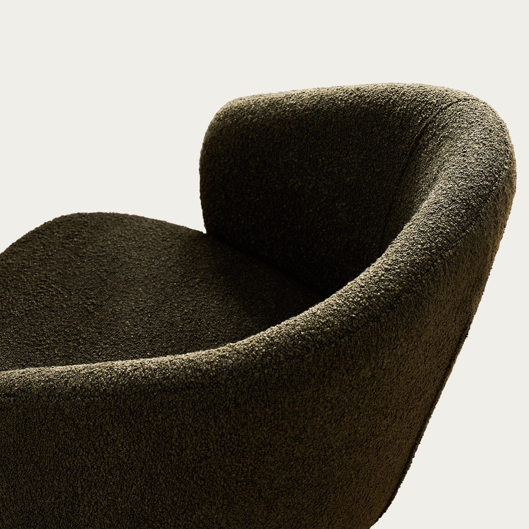 Cleo Bouclé Swivel Chair