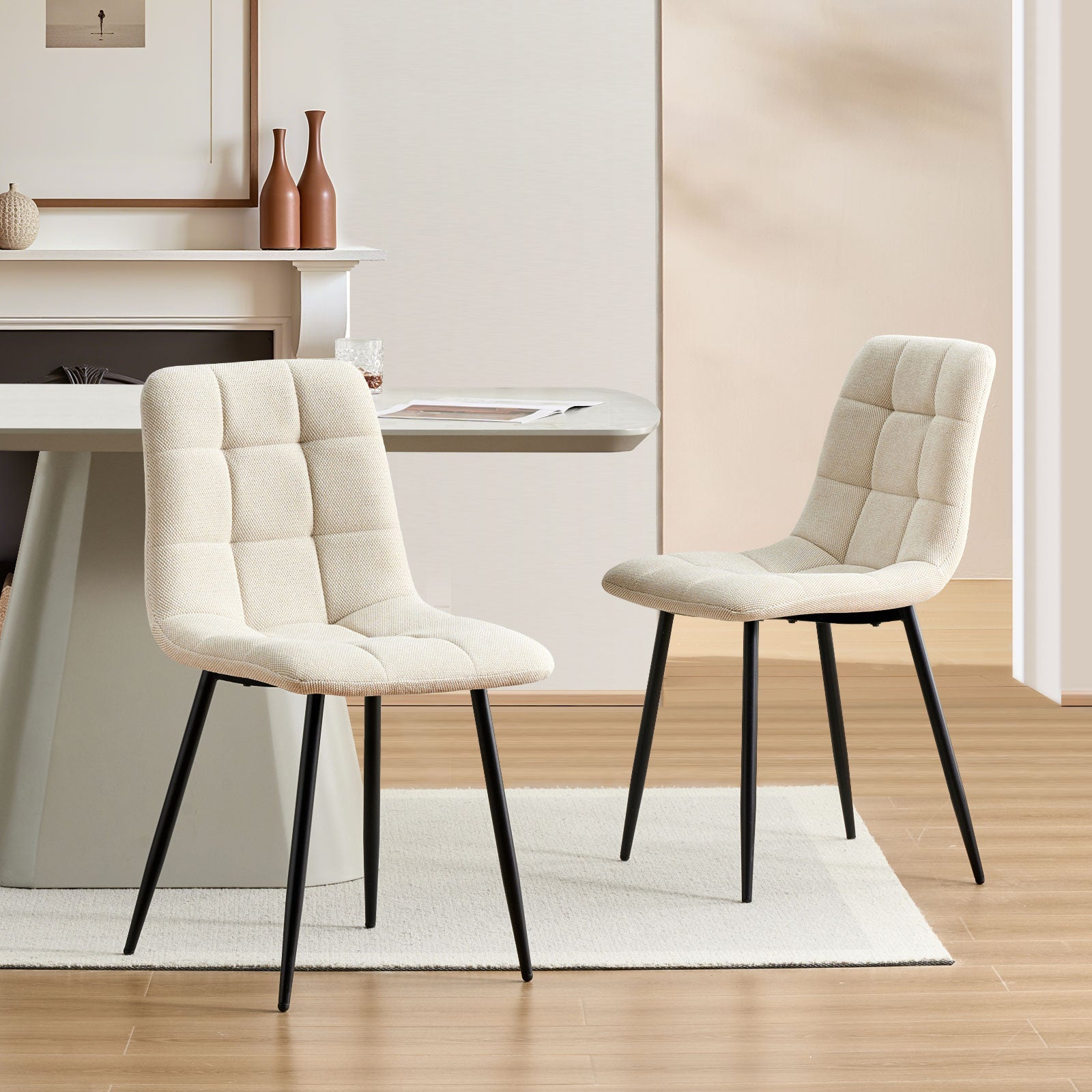 Christie Linen Blend Dining Chairs