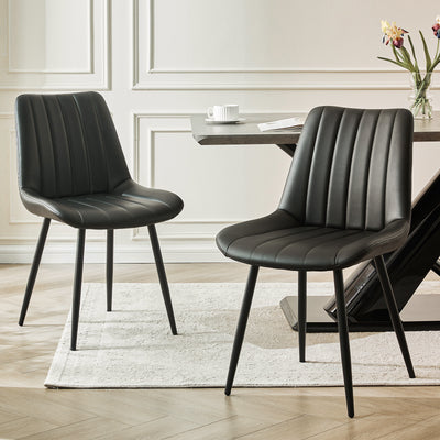 Clair Faux Leather Dining Chairs