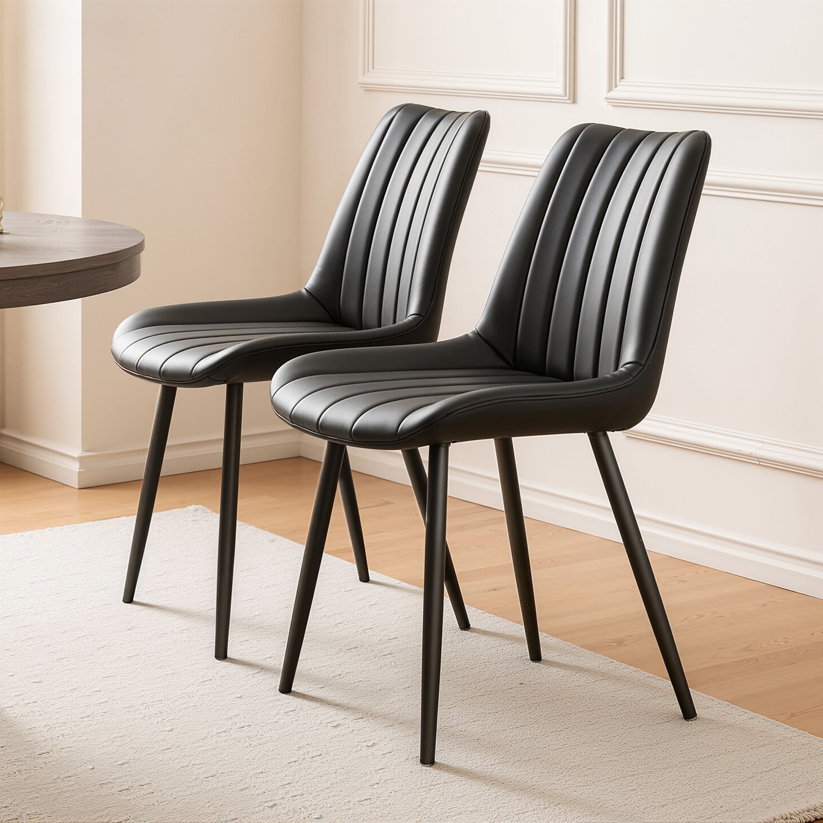 Clair Faux Leather Dining Chairs