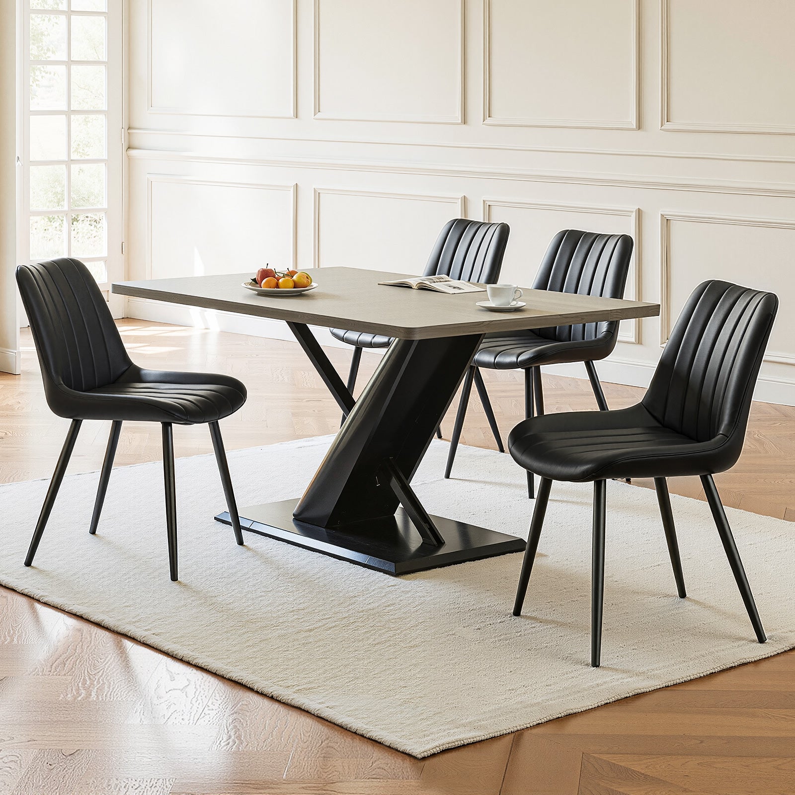 Clair Faux Leather Dining Chairs