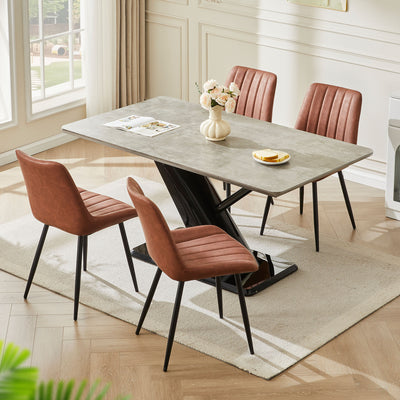Clair Faux Leather Dining Chairs