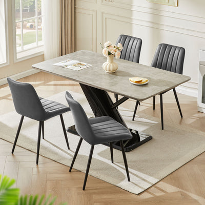 Clair Dining Chairs in Faux Leather