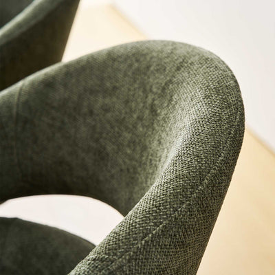Clarice Linen Blend Swivel Chair