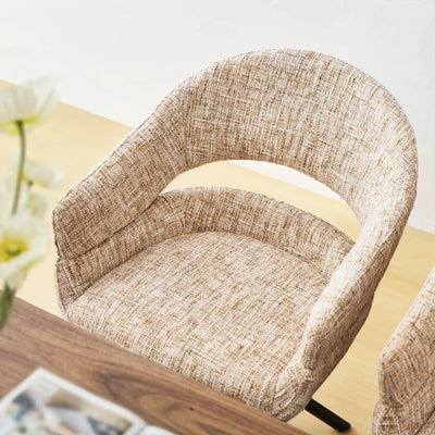 Clarice Chenille Swivel Chair