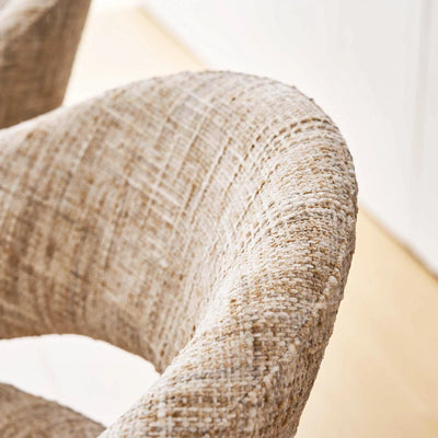 Clarice Chenille Swivel Chair