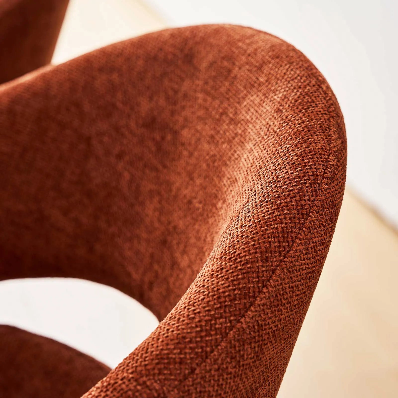 Clarice Linen Blend Swivel Chair