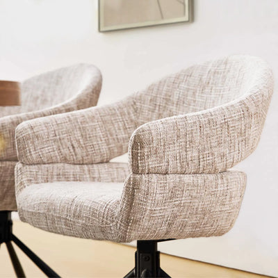Clarice Chenille Swivel Chair