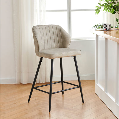 Danforth Faux Leather Bar Stools