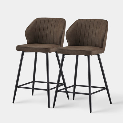 Danforth Faux Leather Bar Stools