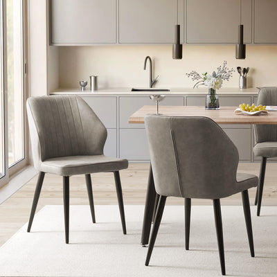 Danforth Faux Leather Dining Chairs