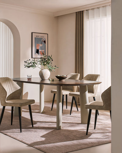Danforth Faux Leather Dining Chairs