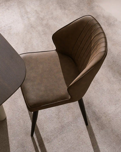 Danforth Faux Leather Dining Chairs