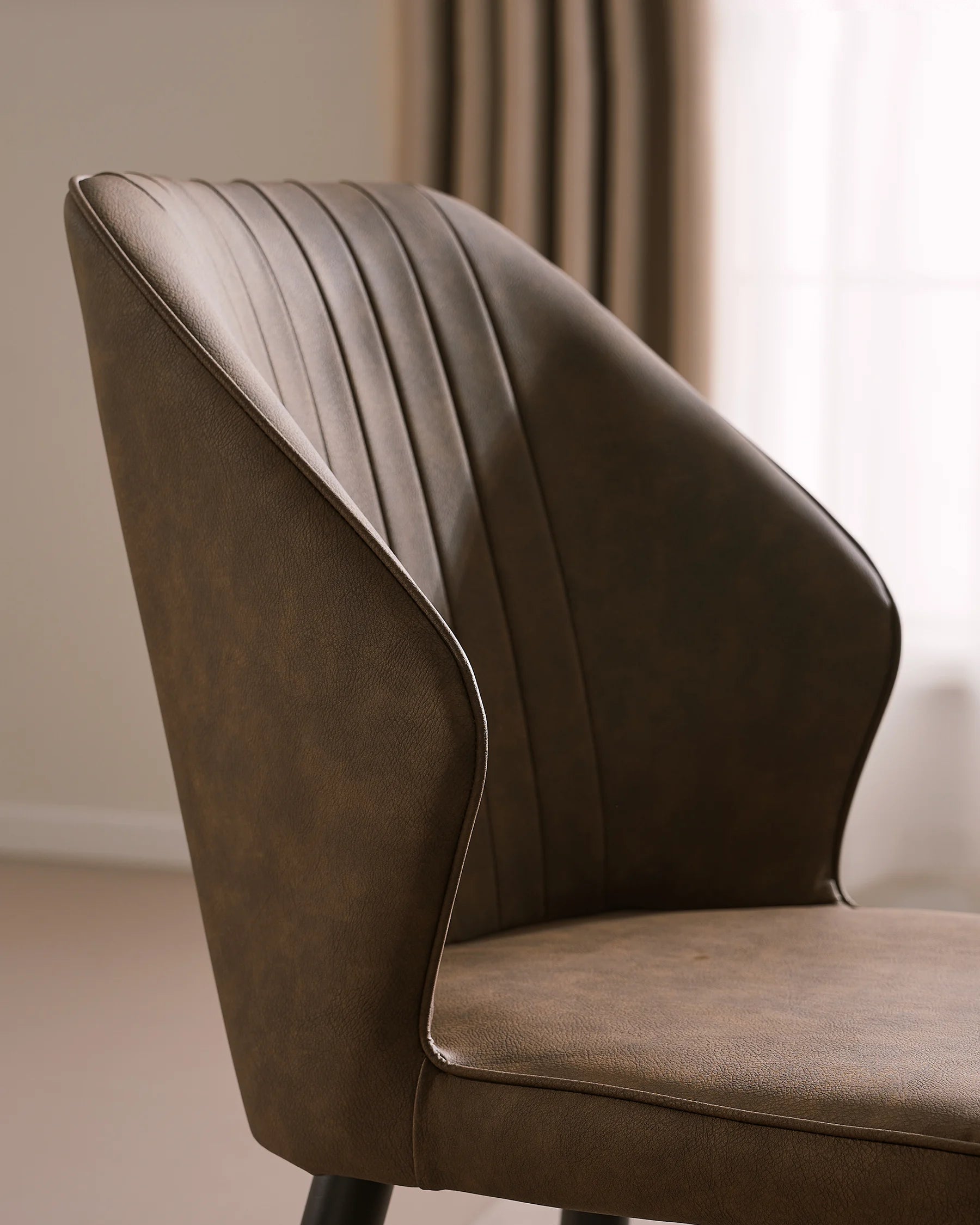 Danforth Faux Leather Dining Chairs