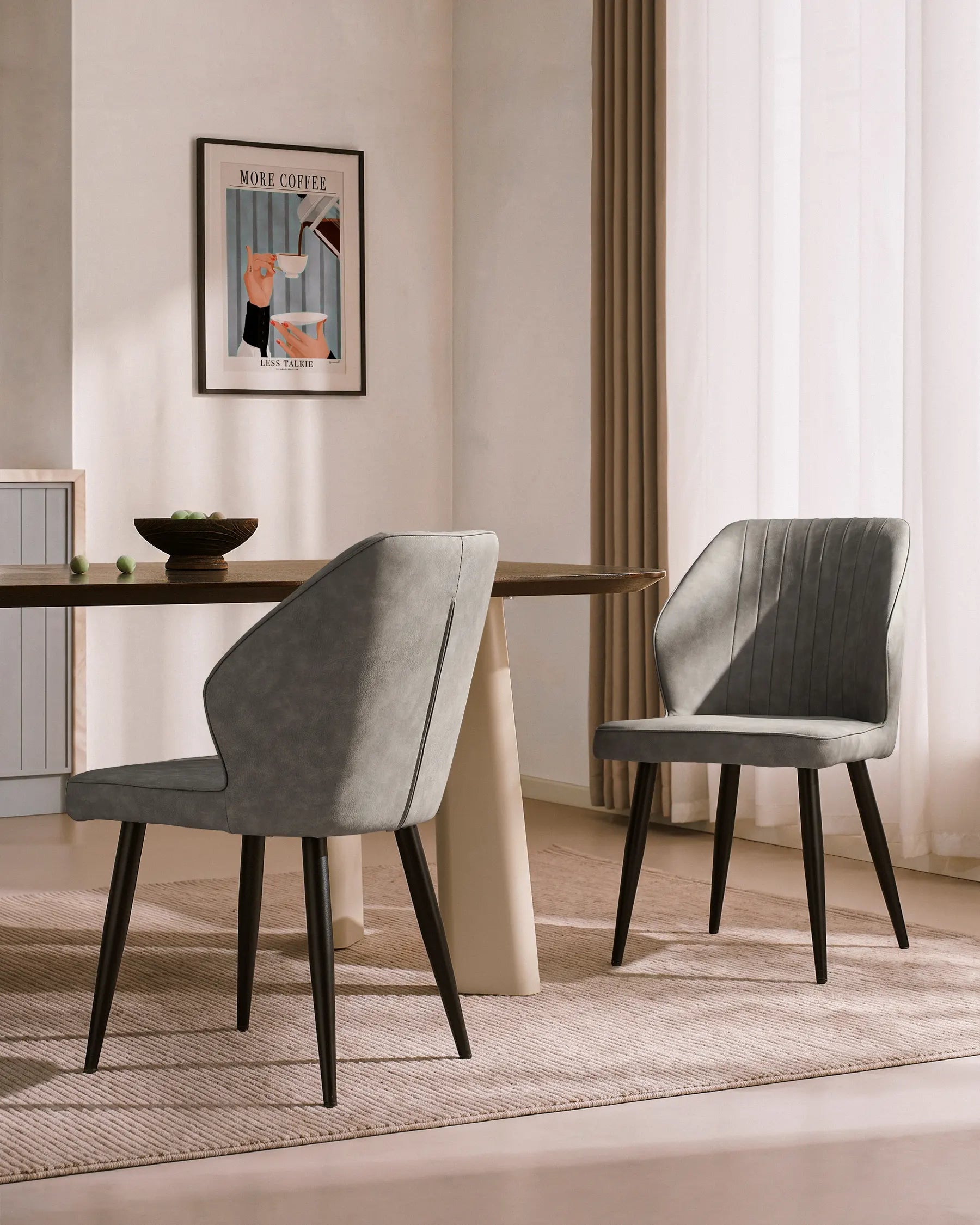 Danforth Faux Leather Dining Chairs