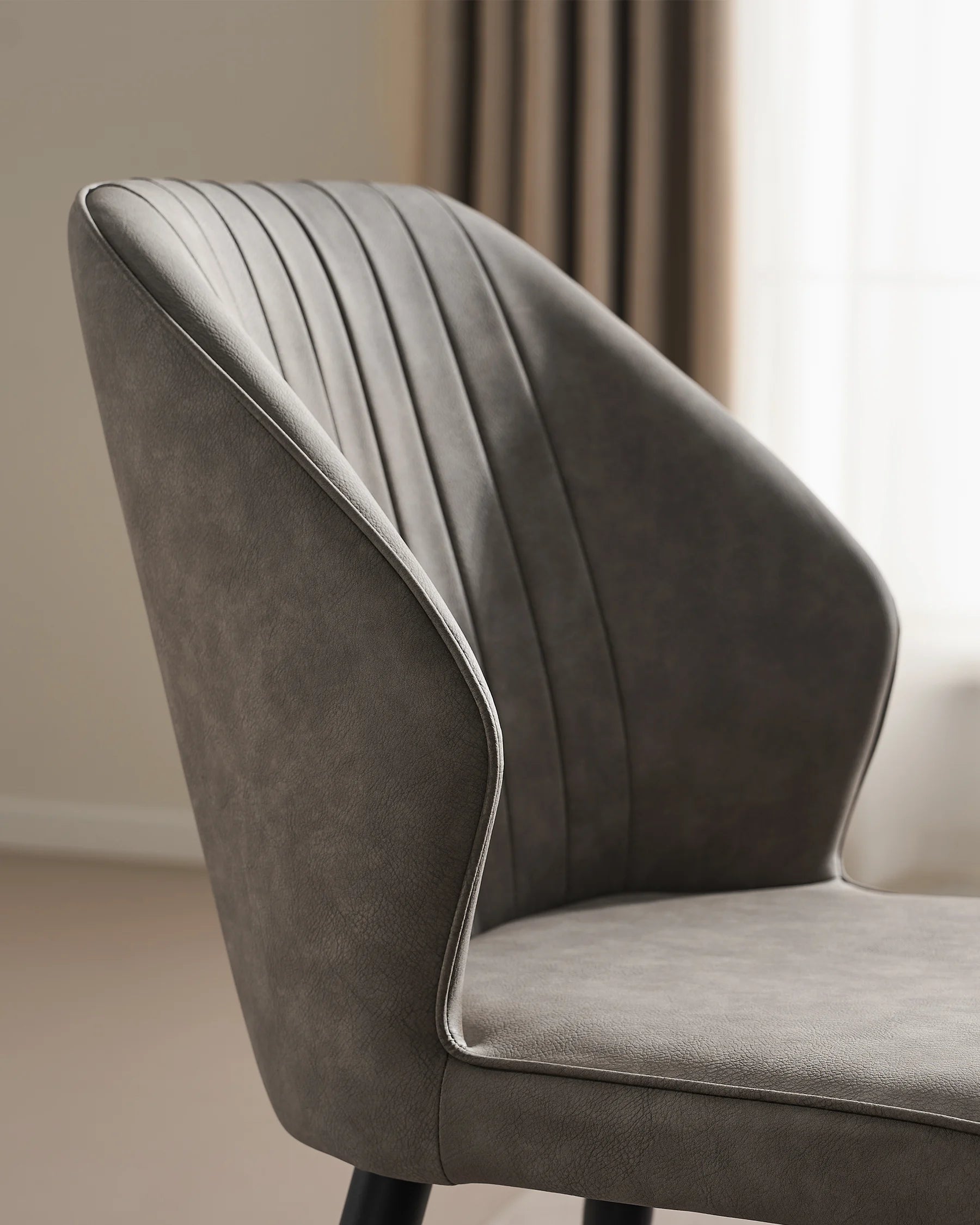 Danforth Faux Leather Dining Chairs