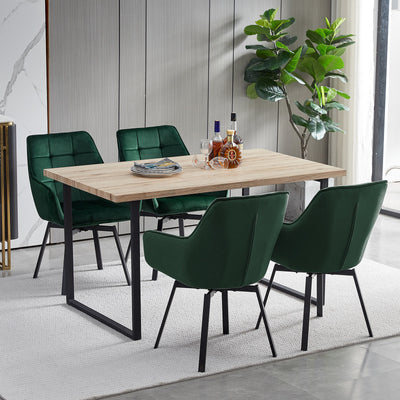 Danyl Velvet Swivel Chairs