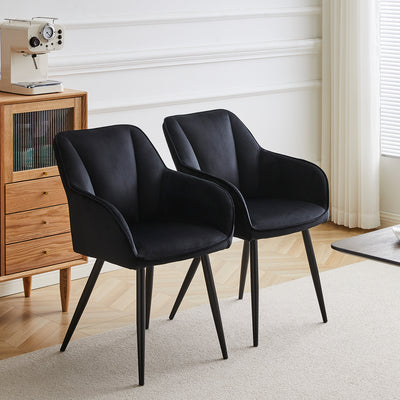 Earven Velvet Dining Chairs