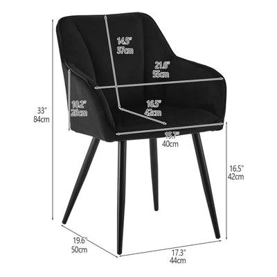 Earven Velvet Dining Chairs
