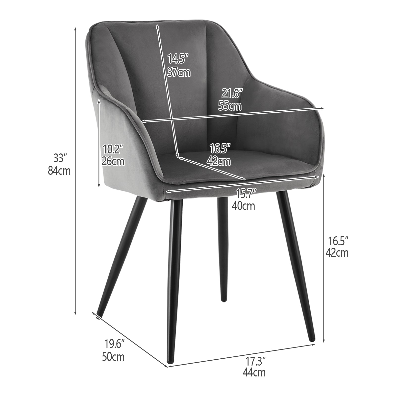 Earven Velvet Dining Chairs