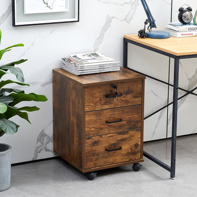 Edene Mobile Filing Cabinet [3-Drawer]