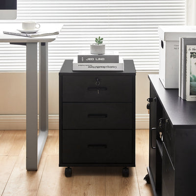 Edene Mobile Filing Cabinet [3-Drawer]