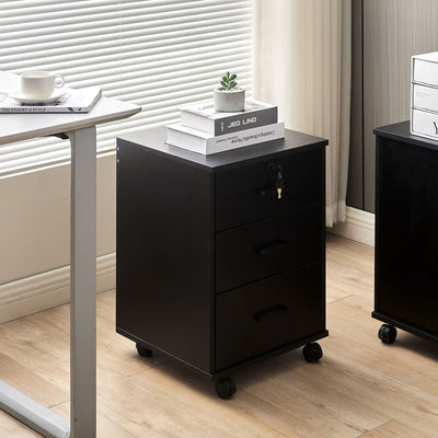 Edene Mobile Filing Cabinet [3-Drawer]