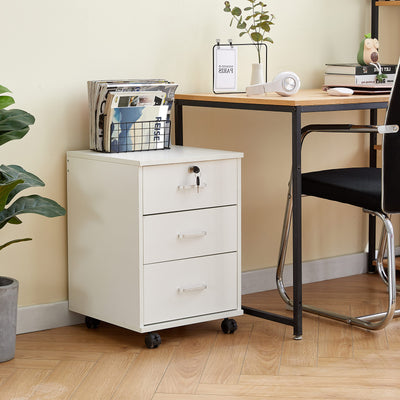 Edene Mobile Filing Cabinet [3-Drawer]