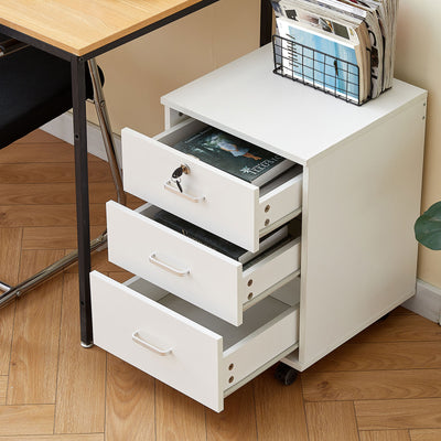 Edene Mobile Filing Cabinet [3-Drawer]