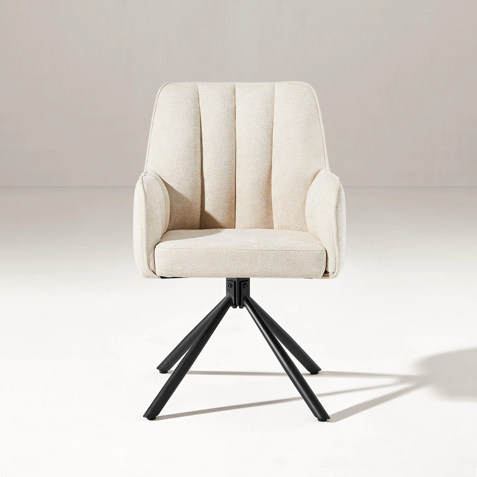 Eloise Linen Blend Swivel Chair