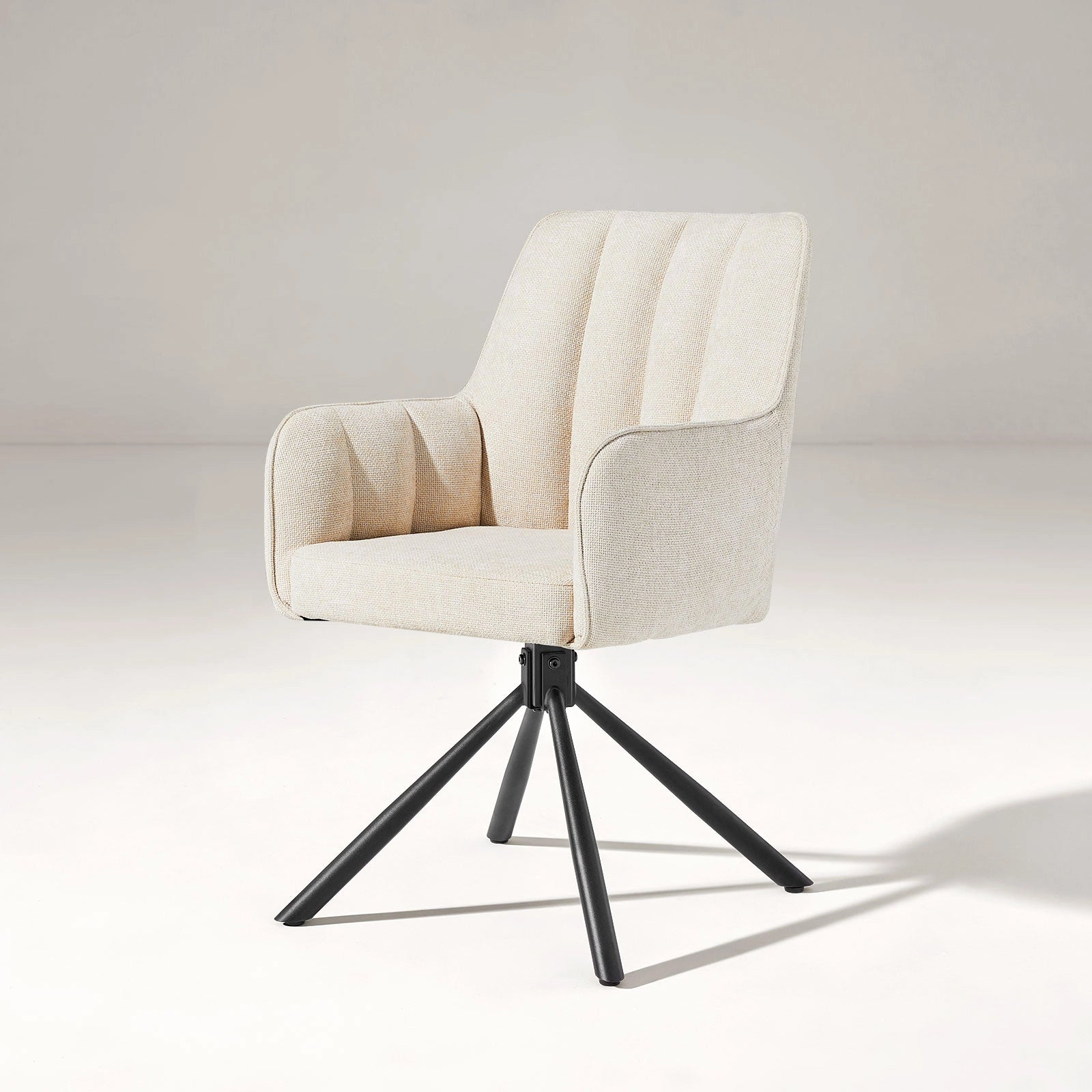 Eloise Linen Blend Swivel Chair