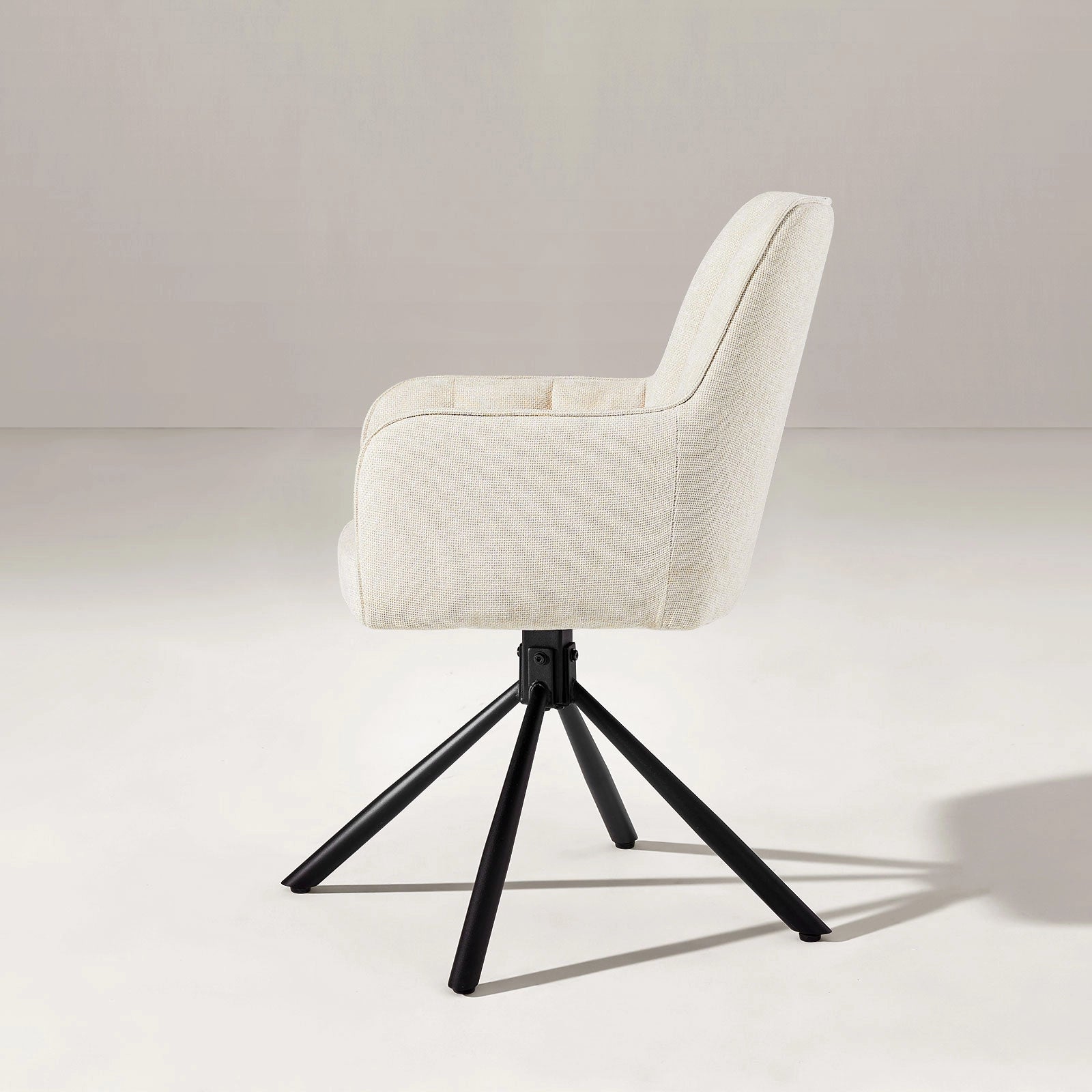 Eloise Linen Blend Swivel Chair